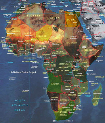 Map of Africa